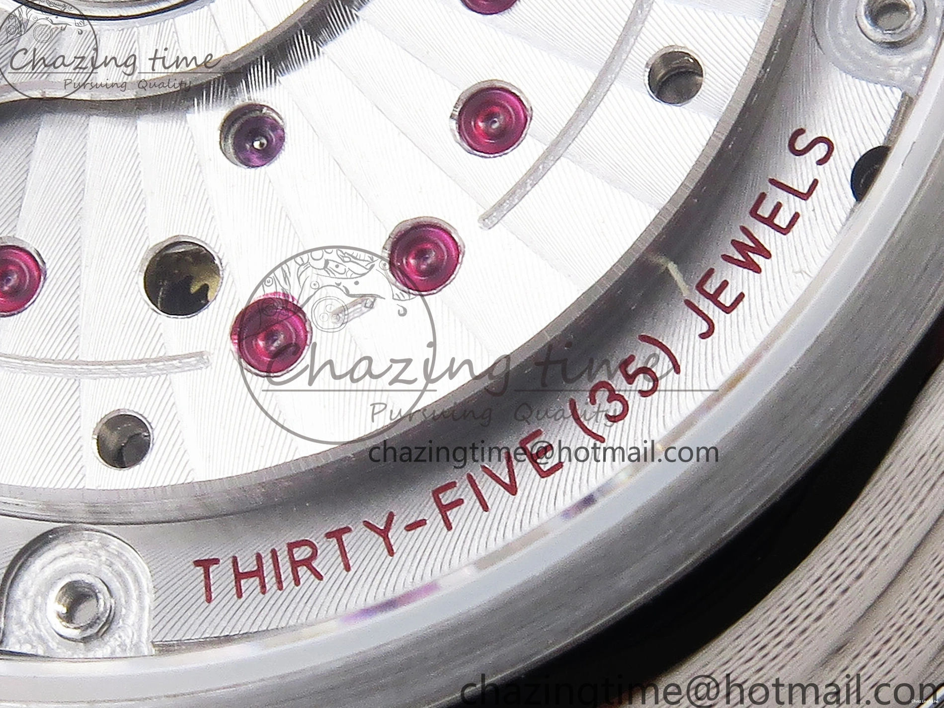 0421 De Ville Date YG MKF 1:1 Best Edition White Textured Dial Diamonds Marker on Brown Leather Strap A WaterResistant 7754